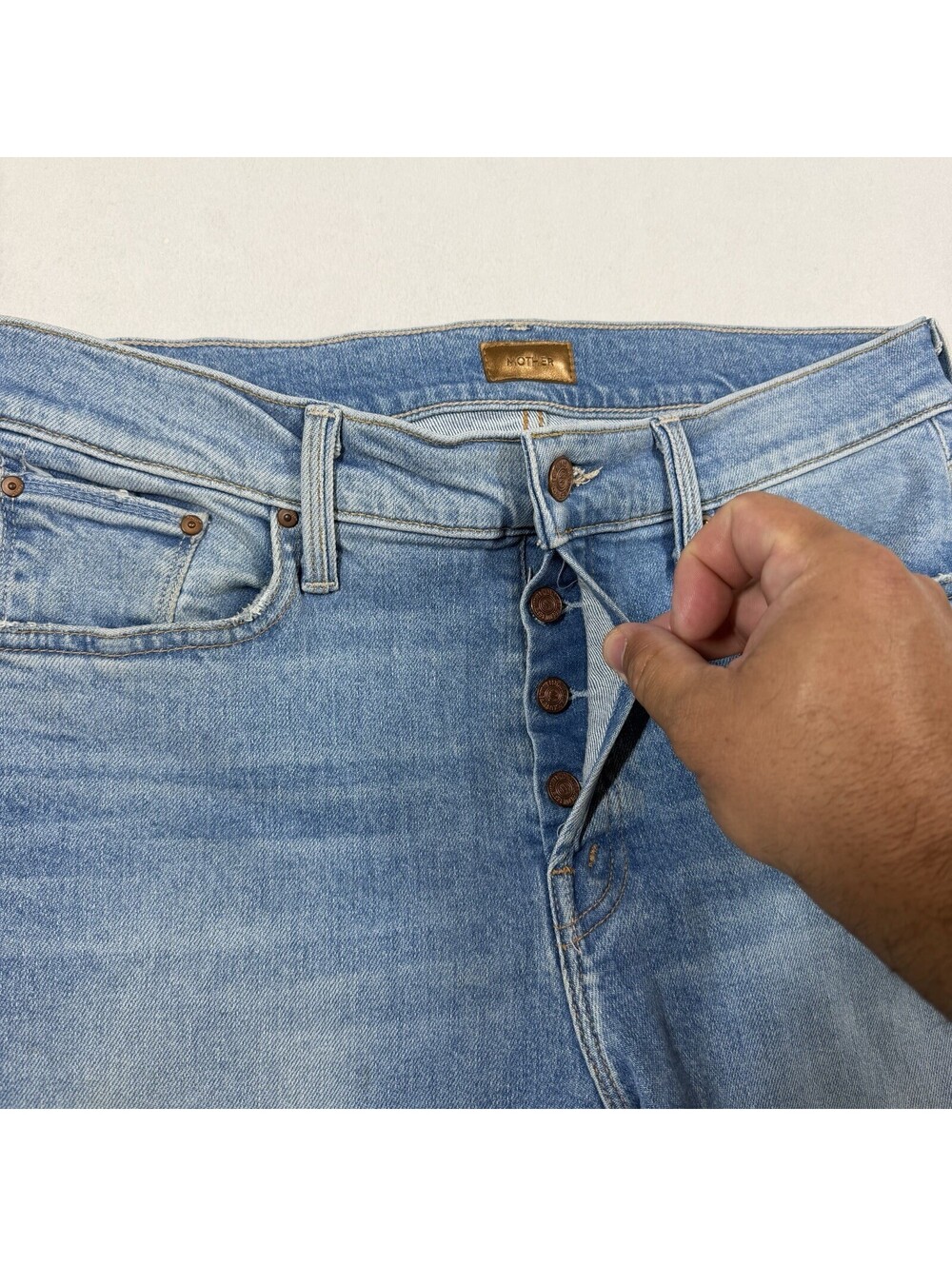 MOTHER THE SCRAPPER ANKLE jeans Camera Obscura Women’s Size 28 - Picture 4 of 15